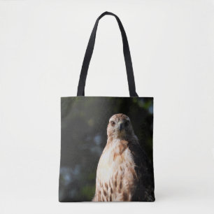 Bolsa Tote Red Tail Hawk Stare