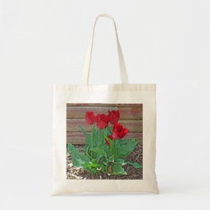 Bolsa Tote Red Tulips Art
