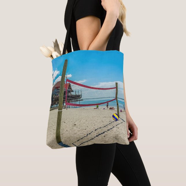 Bolsa Tote Rede e Areia de Voleibol de Praia (Close Up)