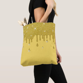Bolsa Tote Reduzir o Efeito Dourado da Glitter e as Sparkles