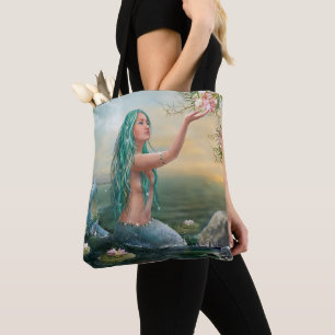 Bolsa Tote reen a sereia de cabelo