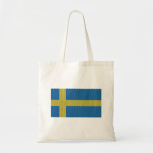 Bolsa Tote Refrigere a sacola sueco feita malha da bandeira