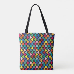 Bolsa Tote Refrigere o teste padrão animal colorido da escal
