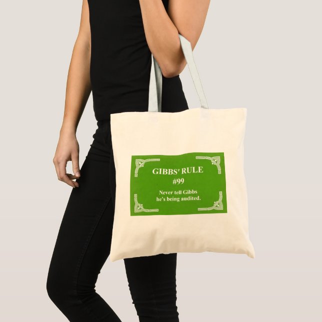 Bolsa Tote regra 99 de Gibbs (Frente (produto))