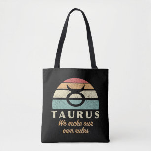 Bolsa Tote Regras Encantadas Taurus Zodiac