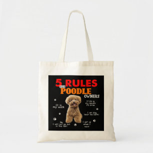 Bolsa Tote Regras Para Proprietários De Poodle