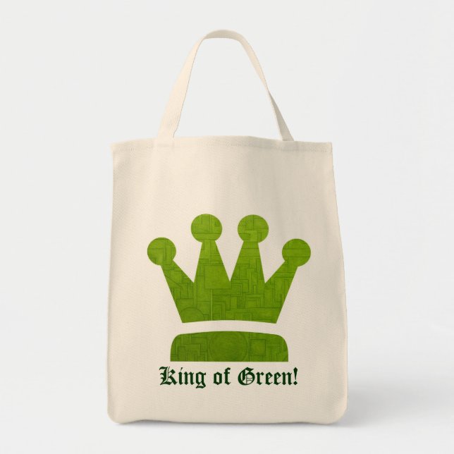 Bolsa Tote Rei De Saco Verde! (Frente)