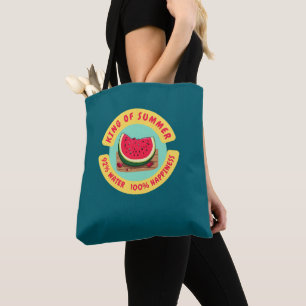 Bolsa Tote Rei do Verão Melancia Suculenta