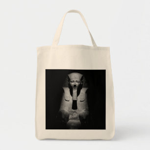 Bolsa Tote Rei faraó preto e branco