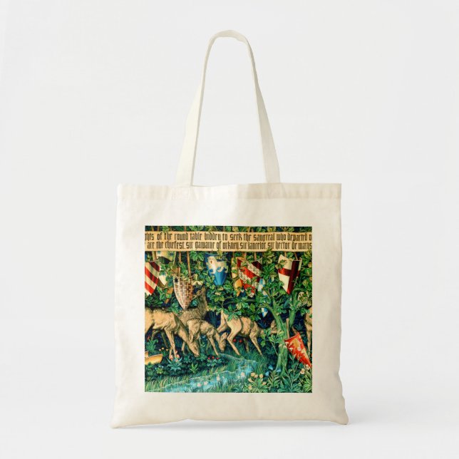 Bolsa Tote Rei Medieval Arthur William Morris (Frente)