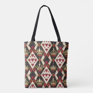 Bolsa Tote Rei & Rainha de Copas