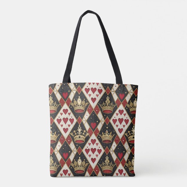 Bolsa Tote Rei & Rainha de Copas (Verso)