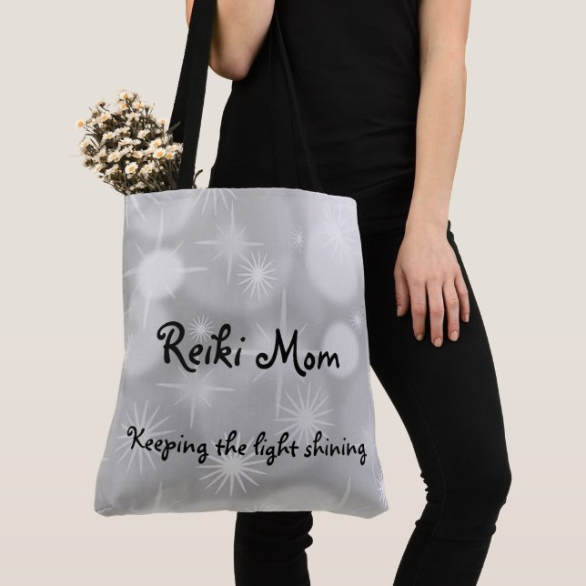 Bolsa Tote Reiki Mãe design (Close Up)