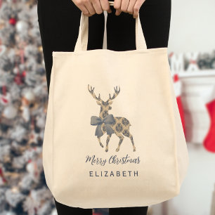 Bolsa Tote Reindeer de Chinoiserie Personalizado