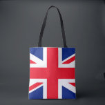 Bolsa Tote Reino Unido União Jack Flag<br><div class="desc">Reino Unido União Jack Flag</div>