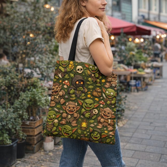 Bolsa Tote Reinos Mitológicos Travessuras de Goblin (Criador carregado)