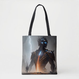 Bolsa Tote Relâmpago Cyborg Warrior