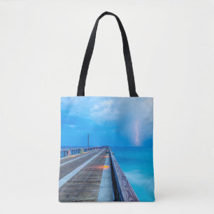 Bolsa Tote Relâmpago No Cais Navarre Beach