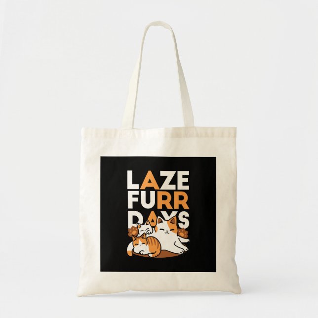 Bolsa Tote Relaxando a Arte de Gato - 'Dias de Furo de Lázaro (Frente)