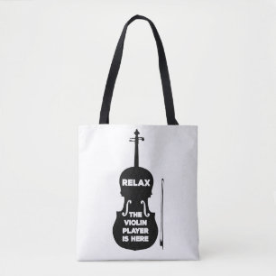 Bolsa Tote Relaxe, o Jogador de Violino está aqui