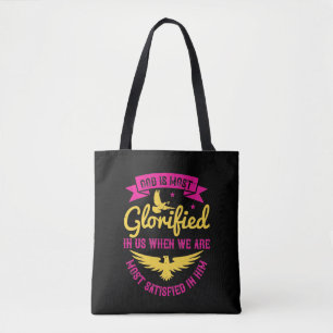 Bolsa Tote Religião - Deus É Mais Glorificado Em Nós