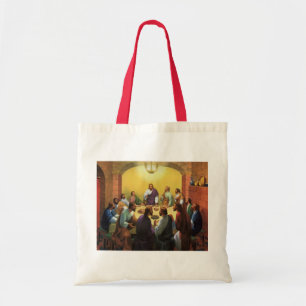 Bolsa Tote Religião Vintage, Última Ceia com Jesus Cristo