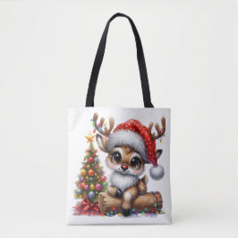 Bolsa Tote Rena de Natal Fofa