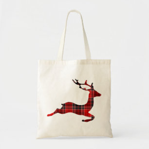 Bolsa Tote rena de xadrez de búfalo