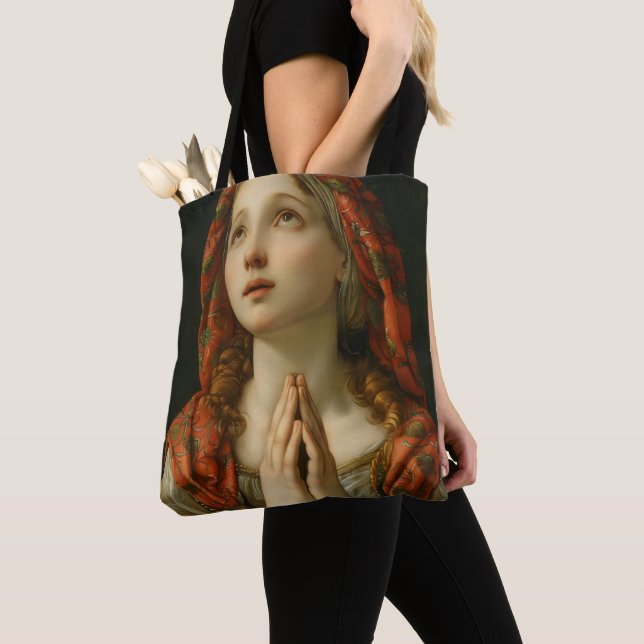 Bolsa Tote Renascance Praying Girl (Close Up)