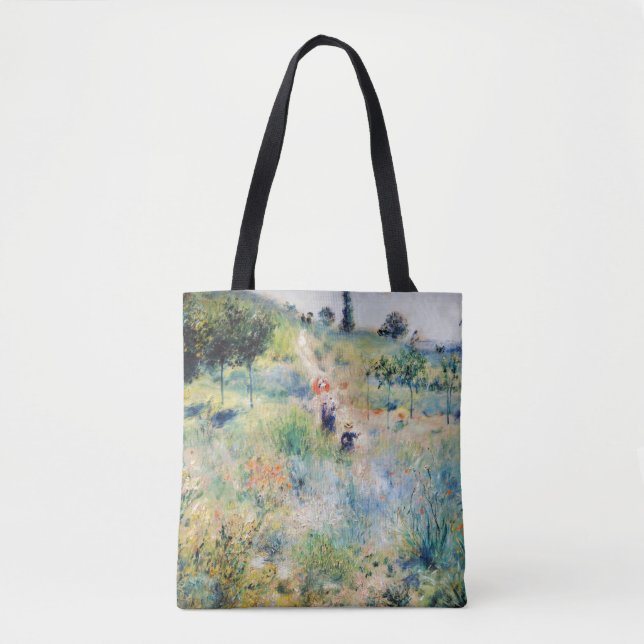 Bolsa Tote Renoir - Caminho Que Lidera Através da Grama Alta (Frente)