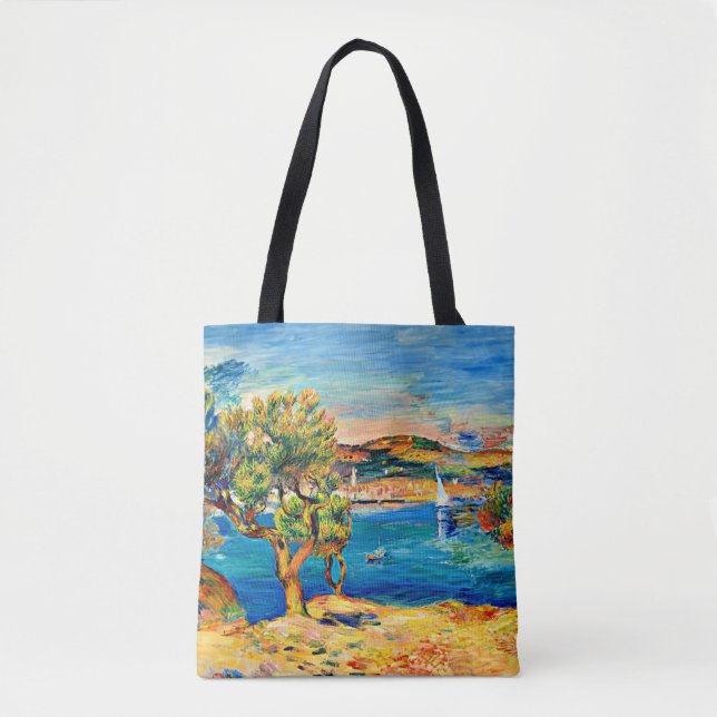 Bolsa Tote Renoir - L'Estaque, pintura famosa, (Frente)