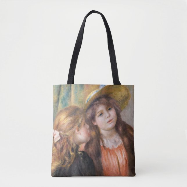 Bolsa Tote Renoir - Retrato de Duas Meninas (Frente)