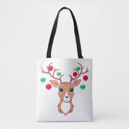 Bolsa Tote Renos de Natal