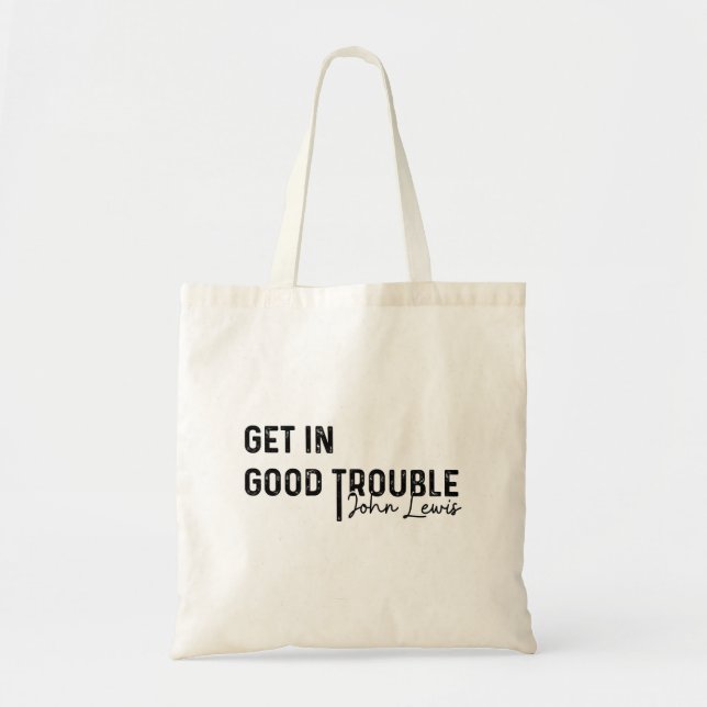 Bolsa Tote rep john lewis citações mais memoráveis, direitos  (Frente)