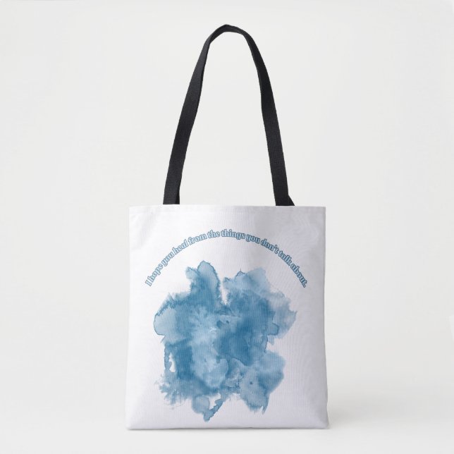 Bolsa Tote Reparo não falado (Frente)