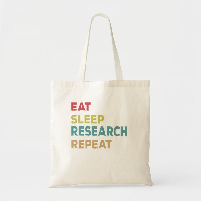 Bolsa Tote repetição da pesquisa de sono (Frente)