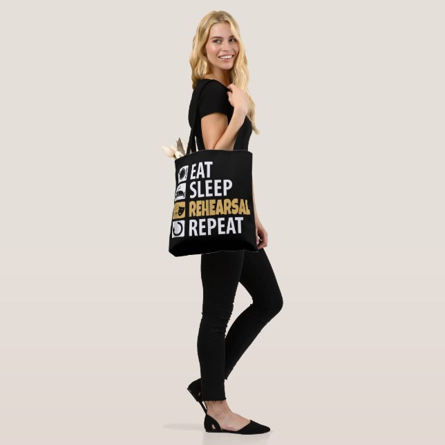 Bolsa Tote Repetir o ensaio de sono (No(a) Modelo)