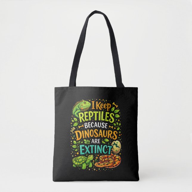 Bolsa Tote Reptiles Rule (Frente)