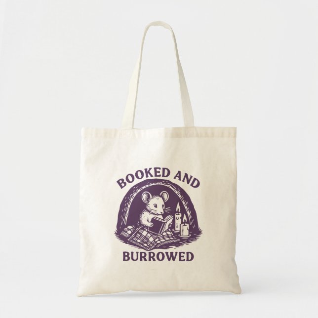 Bolsa Tote Reservado e enfiado  (Frente)