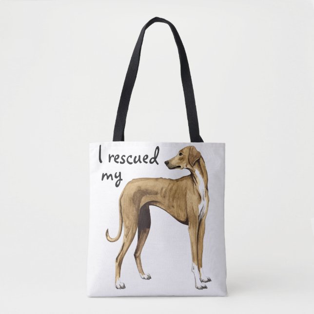 Bolsa Tote Resgate Azawakh (Frente)