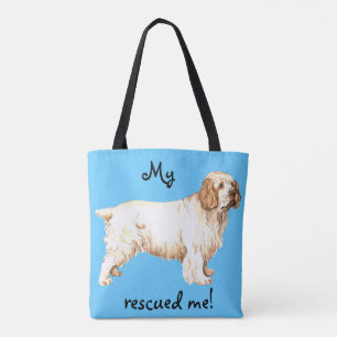Bolsa Tote Resgate Clumber Spaniel