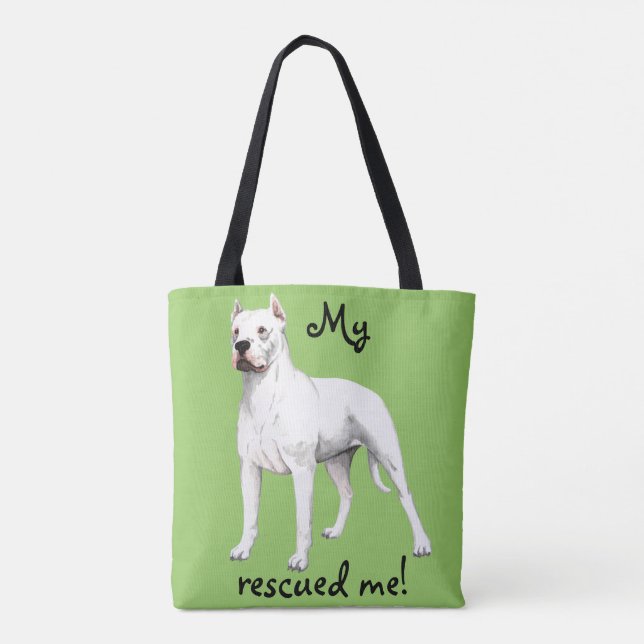 Bolsa Tote Resgate Dogo Argentino (Verso)