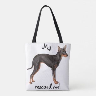 Bolsa Tote Resgate Toy Manchester Terrier
