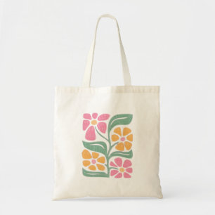 Bolsa Tote RESIST: Protesto Político Anti-Trump Floral