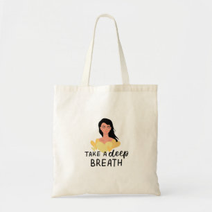 Bolsa Tote Respire fundo