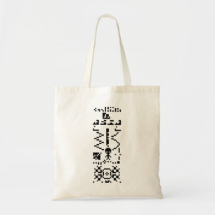 Bolsa Tote Resposta de Mensagem Binária Arecibo