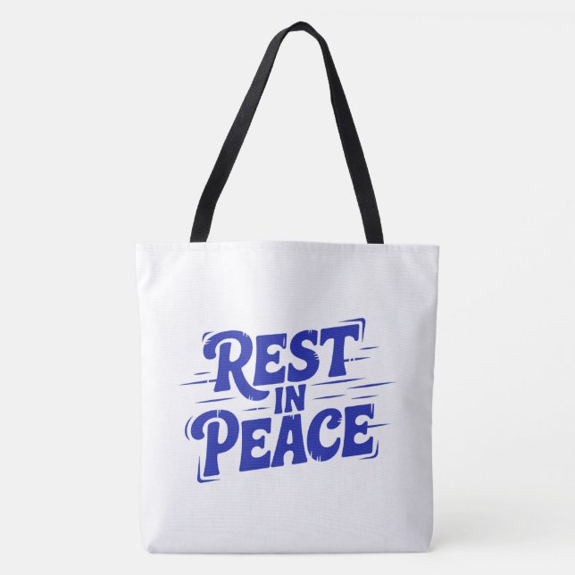 Bolsa Tote Rest in peace (Frente)