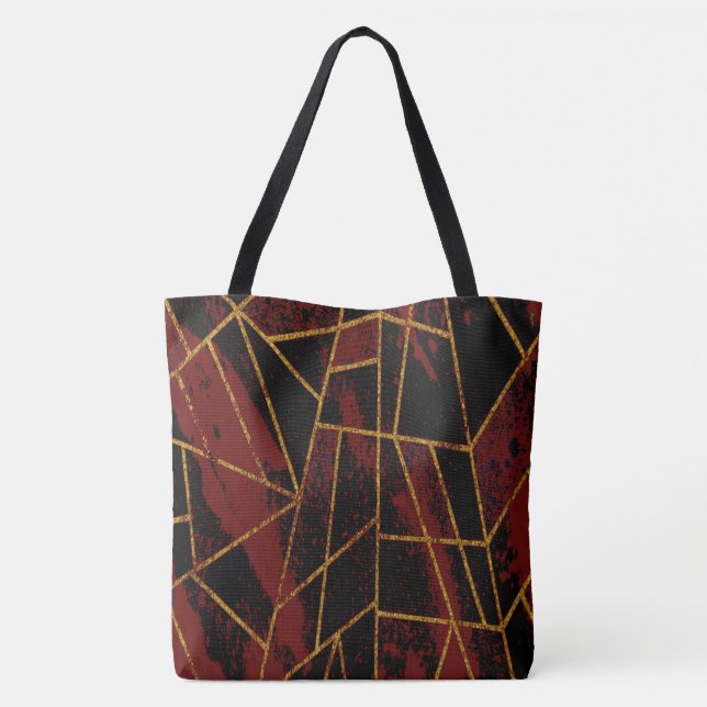 Bolsa Tote Resumo #940 Vermelho (Verso)