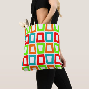 Bolsa Tote Retângulos inclinados