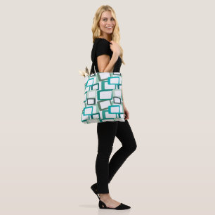 Bolsa Tote Retângulos Modernos do Século médio